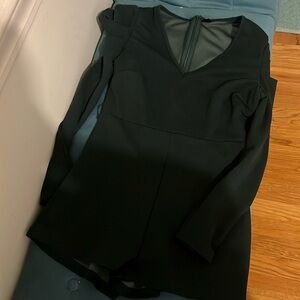 Emerald green romper